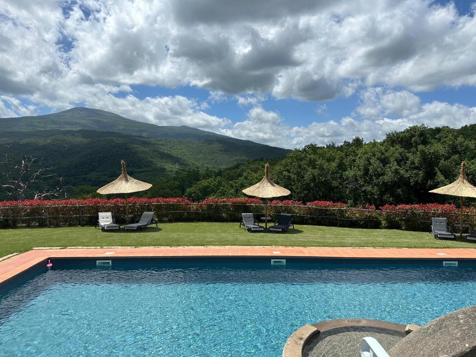 Terre Di Giorgio Agriturismo Villa La Palazzetta Castiglione dʼOrcia Exterior foto